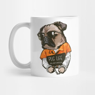 Pug Life Convict Mugshot Mug